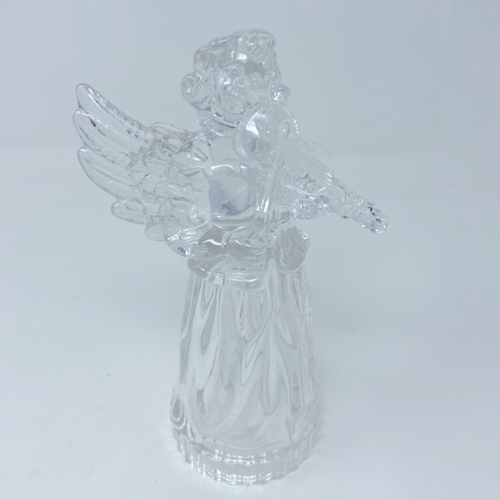 Vintage Mikasa Germany Crystal Angel Chorus 8”‎ Violin In Box
